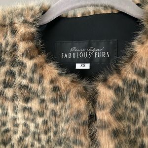 “Donna Salyers FabulousFur” leopard vest.